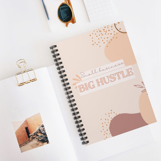 Small Business BIG HUSTLE Spiral Notebook